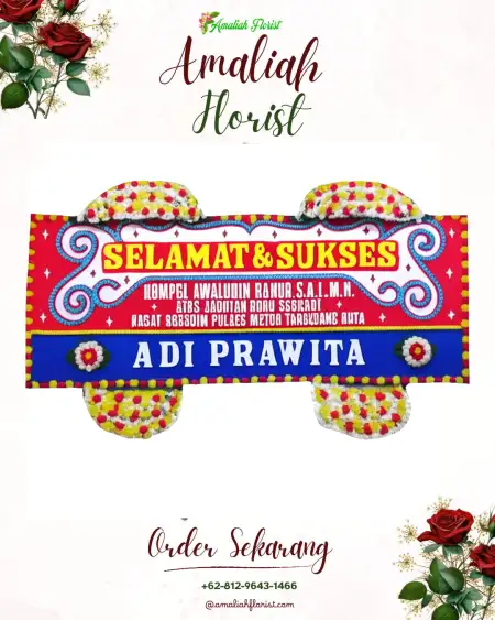 Papan Bunga Ucapan Selamat Mireng
